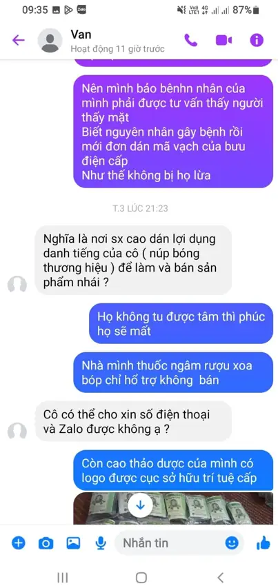 Phản hồi khách hàng